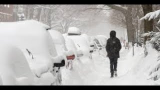 First Snowfall in Montreal Canada 2024  Driving Through Snow streets [upl. by Silsbye282]