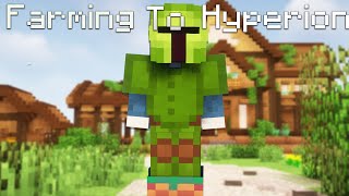 Farming to Hyperion Hypixel Skyblock [upl. by Ativak]