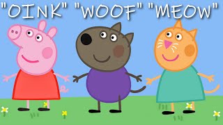 Peppa Pig characters original sounds [upl. by Griffin]