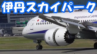 大阪国際空港を発着する飛行機をから伊丹スカイパークから 見る 2024926 [upl. by Nirrol723]