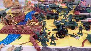 HUGE BIG ARMY MEN BRIDGE ATTACK TOY REVIEW [upl. by Aaron851]