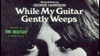 While My Guitar Gently Weeps backing track [upl. by Anicart]