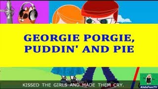 Nursery Rhymes By Kids  Georgie Porgie Pudding amp Pie  Animated With Lyrics By KidsFun TV [upl. by Atlanta]