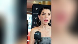 Julianna Margulies on life and love on the MillersinMarriage on the tiff2024 red carpet [upl. by Cerys]