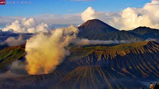 Jun 7 2024 Timelapse of Sunrise at Bromo Tengger Semeru National Park in Java Indonesia [upl. by Dianemarie]