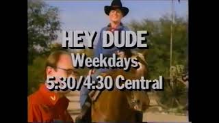 Nickelodeon Promo  Hey Dude  Wet Your Whistle With Hey Dude [upl. by Lled256]