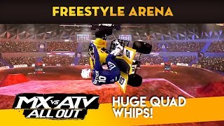 MX vs ATV All Out  Freestyle Arena  Quad Whips [upl. by Yraht]