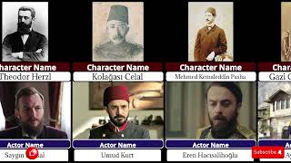 Payitaht sultan Abdul Hamid real character name and pictures  Actors name and pictures [upl. by Nivrad996]