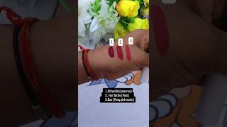 Myglamm lipstick 💄👄youtubeshorts shopping shorts makeup review trending song explore viral [upl. by Aramahs]