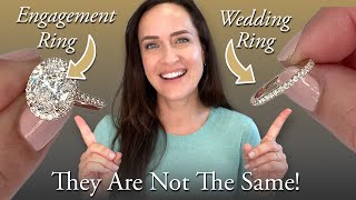 Wedding Band vs Engagement Ring How Are They Different 💍 [upl. by Wehttan]