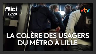 Ilévia  la colère des usagers du métro lillois monte [upl. by Dhruv]