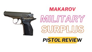 Makarov military surplus pistol review [upl. by Eibocaj]