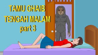 TAMU GHAIB TENGAH MALAM part 3 kartun hantu misteri [upl. by Adnohsak648]