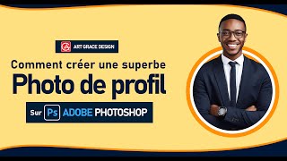 Comment créer une superbe photo de profil sur adobe photoshop  Tutoriel Photoshop Facile [upl. by Anura]