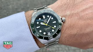 TAG Heuer Aquaracer Chronometer green 42 mm [upl. by Adyan]