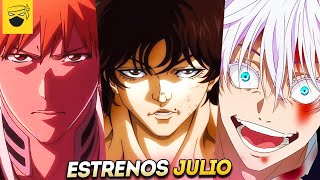 ESTRENOS ANIME JULIO 2023 NETFLIX Crunchyroll Animeflv xd y más [upl. by Leak]