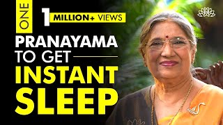 Best Pranayama for Better Sleep at Night  Stress and Tension Free Sleep  5 Minute Yoga [upl. by Namas]