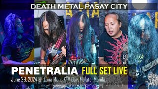 4K HDR PENETRALIA  FULL SET LIVE  Luna Mare KTV Bar Manila  DEATH METAL PASAY CITY PHILIPPINES [upl. by Marras290]