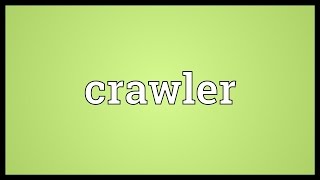 Crawler Meaning [upl. by Aleen]