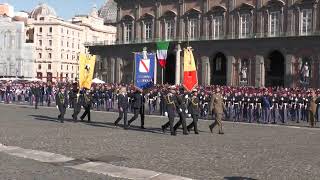 Giuramento 237° corso Scuola militare quotNunziatellaquot Labari di Napoli e Campania [upl. by Asirak]