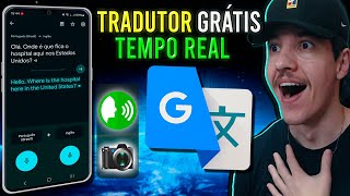 O melhor TRADUTOR de VOZ em TEMPO REAL para o seu Celular GRÁTIS [upl. by Enitsirt]