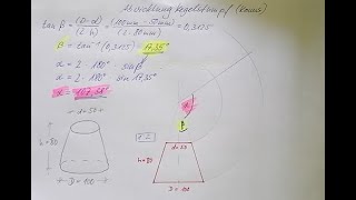Abwicklung Kegelstumpf Konus [upl. by Noed310]