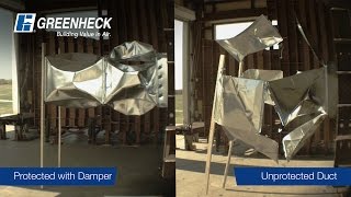 Greenheck  HBS Series Blast Damper Testing [upl. by Gabriela]