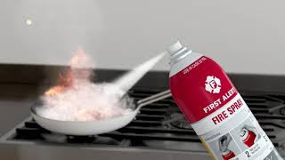 First Alert EZ Fire Spray  English [upl. by Siloam]