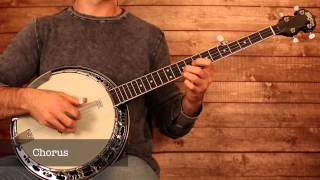 Mumford and Sons quotGhosts That We Knewquot Banjo Lesson With Tab [upl. by Naimaj]