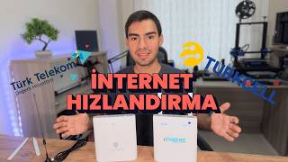 Modem HACK ile İnternet Hızlandırma  Türk Telekom Magnet ve Turkcell Superbox [upl. by Leuqar]