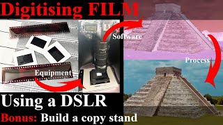 How I DIGITISE Negatives and Slides using my Digital Camera DSLR or mirrorless [upl. by Uolymme]