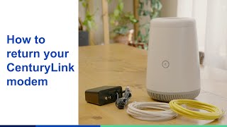 How to Return Your CenturyLink Modem [upl. by Budworth]