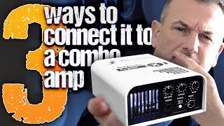 3 WAYS to connect the CAPTOR X to a COMBO AMP or any amp [upl. by Bivins]