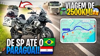 PRIMEIRA VIAGEM COM A BMW 1250 DE SÃO PAULO ATÉ O PARAGUAI 🇵🇾 CIUDAD DEL ESTE [upl. by Ameekahs]