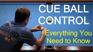 CUE BALL CONTROL  Everything You Need to Know [upl. by Galven]