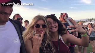 VIDEO Fergie Talks about ACDC Coachella Performance  Coachella 2015 [upl. by Butterworth]