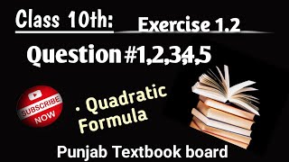 Class 10th Exercise 12Question12345 Science Group Punjab Textbook Board📚📘 [upl. by Lamoree422]