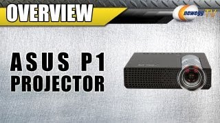 Newegg TV ASUS P1 LED DLP Ultralight HD Portable Projector Overview [upl. by Eelyma]