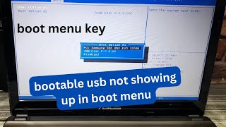 Asus Laptop Boot Menu Key  Bootable Usb Not Showing Up In Boot Menu [upl. by Edlitam]