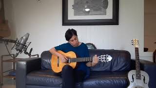 Its possible to play glass slide on a nylon string guitar [upl. by Nolasba]