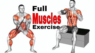 8 Best Full Body Exercises At Home No Equipment [upl. by Esirtal213]