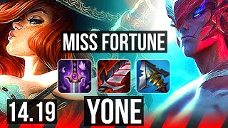 MISS FORTUNE vs YONE TOP  Godlike  EUW Master  1419 [upl. by Einhorn]