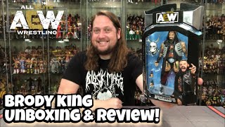 Brody King AEW Unmatched Series 8 Unboxing amp Review [upl. by Llednar]