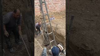 Rural house piling construction process [upl. by Strohbehn222]