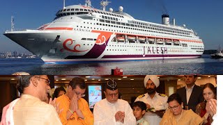 Jalesh Cruises Launch  Karnika  Indias first and biggest cruise  जलेश क्रूज़ेज़ [upl. by Reffinej]