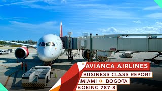 AVIANCA AIRLINES 7878 Business Class【4K Trip Report】Miami to Bogotá [upl. by Reinke]