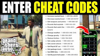 How To Enter Cheat Codes On GTA 5 PS4 PS5 Xbox amp PC [upl. by Lain]