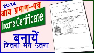 Income Certificate Apply Online  Bihar Income Certificate Kaise Banaye  RTPS Bihar 2024 [upl. by Oneladgam]