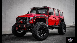 Custom Jeep Wrangler Unlimited Red Armor Demon Edition [upl. by Cathey87]