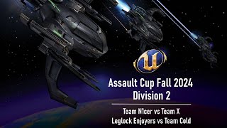 UT2004 Fall 2024 Assault Cup  Div 2  Team N1cer vs Team X Leglock Enjoyers vs Team Cold [upl. by Mikahs]